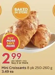 Sobeys Mini Croissants offer