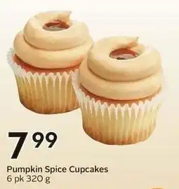 Sobeys Pumpkin Spice Cupcakes offer