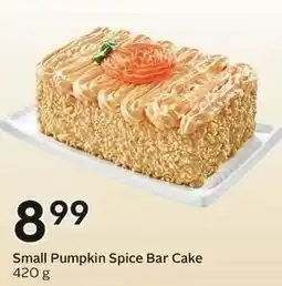 Sobeys Small Pumpkin Spice Bar Cake offer