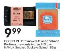 Sobeys Gosselin hot smoked atlantic salmon offer