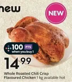 Sobeys Whole Roasted Chili Crisp Flavoured Chicken offer