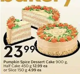 Sobeys Pumpkin Spice Dessert Cake offer