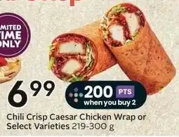 Sobeys Chili Crisp Caesar Chicken Wrap offer