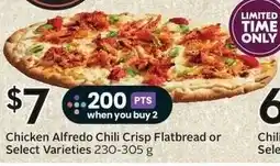 Sobeys Chicken Alfredo Chili Crisp Flatbread offer