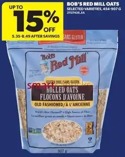 Real Canadian Superstore Bob's red mill oats offer