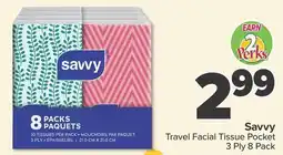 PharmaChoice Savvy Travel Facial Tissue Pocket offer
