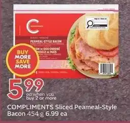 Sobeys Compliments Sliced Peameal-Style Bacon offer