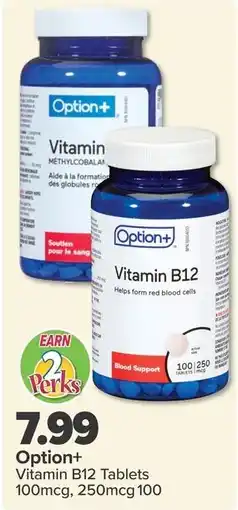 PharmaChoice Option+ Vitamin B12 Tablets offer