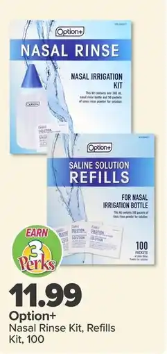 PharmaChoice Option+ Nasal Rinse Kit, Refills offer