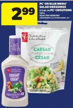 Real Canadian Superstore PC Caesar dressing offer