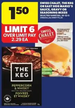 Real Canadian Superstore Swiss Chalet the keg pepper corn & whisky gravy mix offer