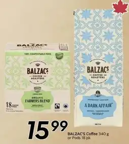 Sobeys Balzac's coffee offer