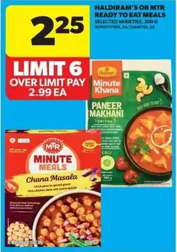 Real Canadian Superstore Haldiram's minute khana paneer makhani offer
