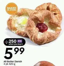 Sobeys All Butter Danish offer