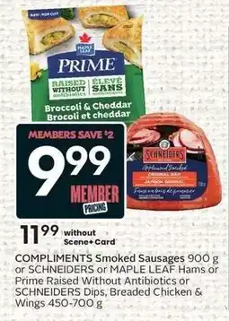 Sobeys Maple Leaf Prime Broccoli & Cheddar offer