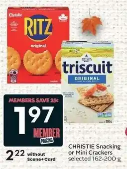 Sobeys Christie Snacking or Mini Crackers offer