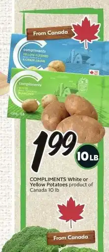 Sobeys Compliments White or Yellow Potatoes offer