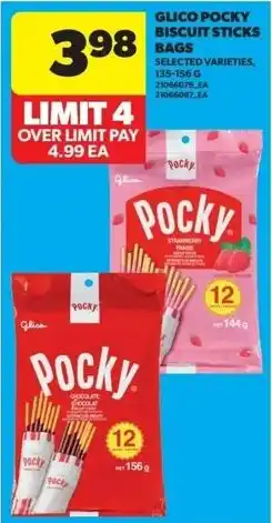 Real Canadian Superstore Glico Pocky biscuit sticks offer