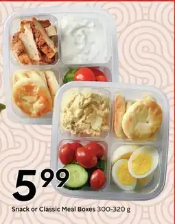 Sobeys Snack or Classic Meal Boxes offer