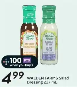 Sobeys Walden Farms Salad Dressing offer