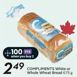 Sobeys Compliments White or Whole Wheat Bread offer
