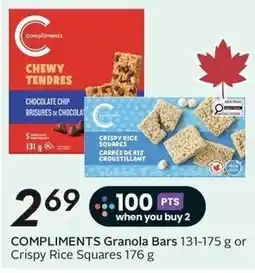 Sobeys Compliments Granola Bars offer