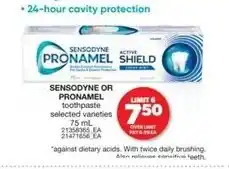 Real Canadian Superstore Sensodyne Pronamel toothpaste offer