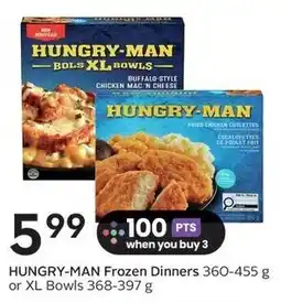 Sobeys Hungry-man frozen dinners offer