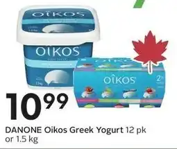 Sobeys Danone Oikos Greek Yogurt offer