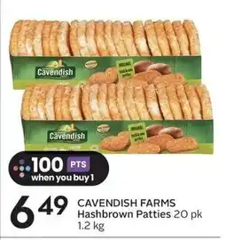 Sobeys Cavendish Farms Hashbrown Patties offer