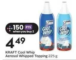 Sobeys Kraft cool whip aerosol whipped topping offer