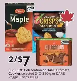 Sobeys LECLERC Celebration or DARE Ultimate Maple crème Cookies offer
