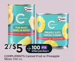 Sobeys Compliments Canned Fruit or Pineapple Slices offer