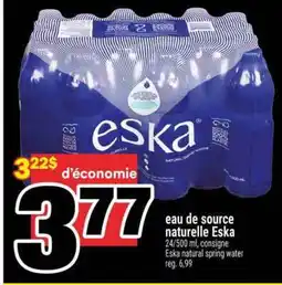 Super C eau de source naturelle Eska offer