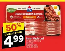 Super C BACON MAPLE LEAF offer