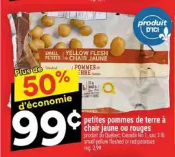 Super C petites pommes de terre à chair jaune ou rouges offer