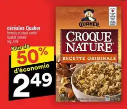 Super C céréales Quaker offer