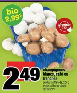 Super C champignons blancs, café ou tranchés offer