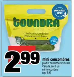 Super C mini concombres offer