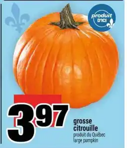 Super C grosse citrouille offer