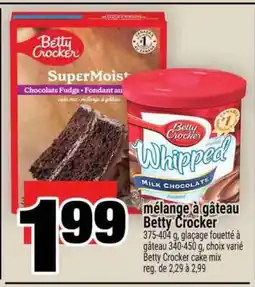 Super C MÉLANGE À GÂTEAU BETTY CROCKER offer