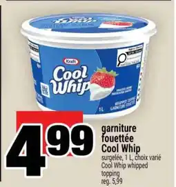 Super C GARNITURE FOUETTÉE COOL WHIP offer