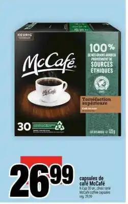 Super C CAPSULES DE CAFÉ McCAFÉ offer