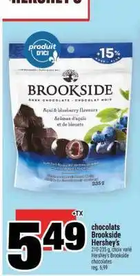Super C chocolats Brookside Hershey's offer