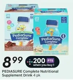 Sobeys PediaSure Complete Nutritional Supplement Drink offer