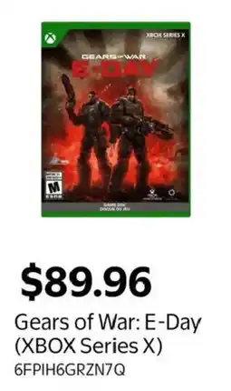 Walmart Gears of War: E-Day offer