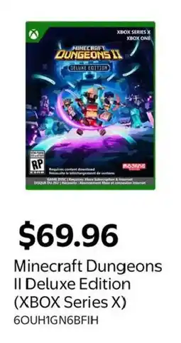 Walmart Minecraft Dungeons II Deluxe Edition offer