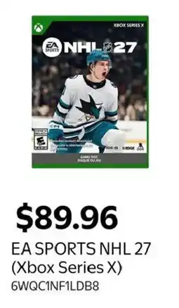 Walmart EA Sports NHL 27 offer