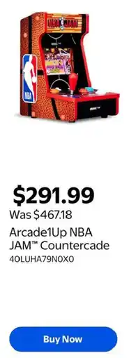 Walmart Arcade1Up NBA JAM Countercade offer