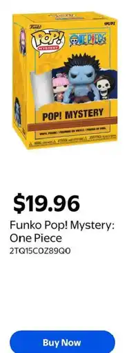 Walmart Funko Pop! Mystery: One Piece offer